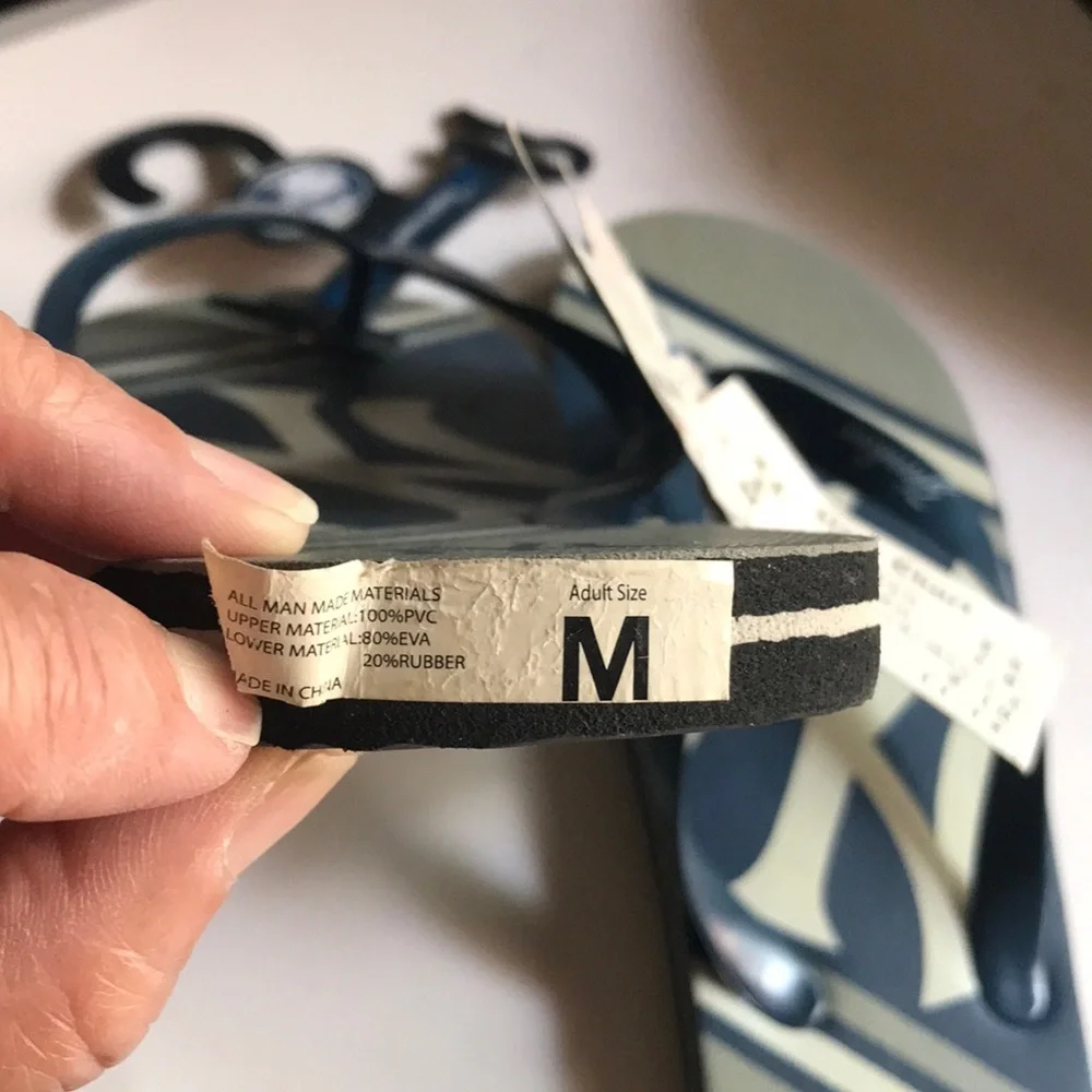 NWT Unisex MLB Yankees Flip Flops